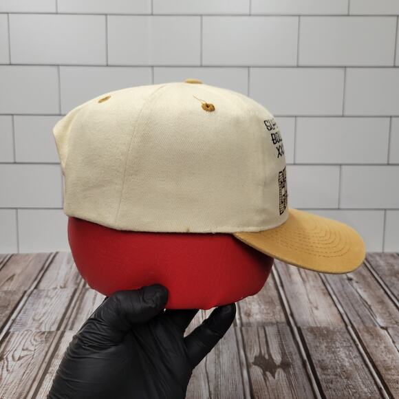 Drew Pearson Super Bowl Champions XXXI Vintage Wave Spell Out Cotton Snapback - Picture 4 of 9